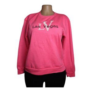 #734 Wear Code Women's Small "Las Vegas" Pink Sweatshirt